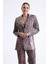 Ici Astarlı Leopar Desenli Abiye Pul Payet Ceket | CKT34264 Kzıl Leopar 1