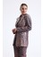 Ici Astarlı Leopar Desenli Abiye Pul Payet Ceket | CKT34264 Kzıl Leopar 4