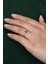 Gümüş Prenses Yüzük Renkli Taşlı Ayarlanabilir Ölçü. Rose Gold Kaplama 925 Ayar Gümüş Yüzük 5
