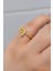 925 Ayar Gümüş Yüzük Gold Kaplama Ayarlanabilir Yılan Yüzük 1