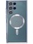 Samsun Galaxy S22 Ultra Kılıf Kamera Lens Korumalı Renkli Magsafe Şeffaf Kapak 1