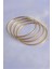 316L Çelik Gold Renk 4'lü Ajda Model 60 mm Çap Kadın Bilezik 1