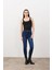 Kadın Holly Dirty Dark Blue Ekstra Yüksek Bel Skinny Jean Pantolon 2