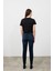 Kadın Petra Blue Black Boyfriend Jean Pantolon 4