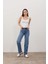 Kadın Marrakesh Dark Blue Straight Fit Jean Pantolon 2