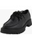 78-02-75002 Kadın Deri Siyah Loafer 4