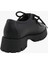 78-02-75002 Kadın Deri Siyah Loafer 5