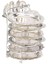Yemek Takımı Yemek Tabağı Şık Tabakları Depolama Raf Ör Argent 23.6X14.2CMX10.6CM (Yurt Dışından) 3