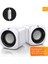 4d Şok Ses Mini Hoparlör, Yüksek Hacimli Kablolu Hoparlör Subwoofer Çift Hoparlör Dualshock Film Ev Dizüstü Masaüstü Bilgisayar Hoparlörü (Beyaz) (Yurt Dışından) 1