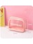 Pembe Küçük Pvc Su Geçirmez Yıkama Çantası Kore Versiyonu Seyahat Büyük Kapasiteli Kozmetik Çantası Taşınabilir Sevimli Taşınabilir Saklama Çantası (Yurt Dışından) 1