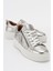 Allıe Platin Deri Kadın Sneakers 1