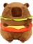 Love Burger Capybara Peluş Oyuncak Sevimli Fare Bebek Yastık (Yurt Dışından) 1