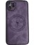 Apple iPhone 12 Pro Max Uyumlu Alfa Desenli Magsafe Kablosuz Şarj Özellikli Kılıf Modeli Mor 1