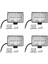 Adet 4 Inç Araba LED Çalışma Işığı 108W 36LED Bar Kare Spot 12V 24V Offroad Kamyon Offroad Atv Için (Yurt Dışından) 1