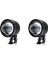 2x 3 Inç Motosiklet Far 30 W 6000LM Balıkgözü LED Motosiklet Işık Far Sürüş Sis Spot Beyaz + (Yurt Dışından) 2