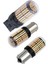 Adet LED Işık: 2 Adet T20 7440 W21W WY21W 144-SMD Ters Işıklı LED Ampul & 2 Adet Flaşsız 1156 Araba LED Işık (Yurt Dışından) 1