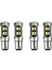 4x LED Işık Çift Renkli Ampul 1157 BAY15D P21/5W 5630 20SMD Canbus Araba Fren Ters Lambası Dönüş Sinyali Beyaz Amber A (Yurt Dışından) 5