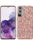 Işıltılı Payetler Tasarımı Kaplama Tpu Çerçeve+Pc Hibrid Kabuk Kasası Samsung Galaxy S21 4g/5g-Rose Altın (Yurt Dışından) 1
