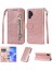 Seashell Digital Samsung Galaxy Note 10 Plus/10 Plus 5g-Rose Gold Için Flash Powder Fermudied Stand Deri Cüzdan Kılıfı [parmak Izi Kilidi] (Yurt Dışından) 1