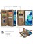 Samsung Galaxy S20 Fe 2022/S20 Fe 4G/S20 Fe 5G/S20 Lite-Brown Için Çoklu Kart Yuvası ve Fermuar Cepi ile Anti-Çizelge Tam Vücut Koruyucu Kapak (Yurt Dışından) 5