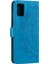 Samsung Galaxy A31-BLUE Için Baskı Çiçek Deri Serin Cüzdan Kılıfı (Yurt Dışından) 5