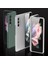 Şık Ultra Ince Tam Koruma Hassas Kesim Sabit Pc Koruyucu Telefon Kapağı Samsung Galaxy Z Fold3 5g-Dark Yeşil (Yurt Dışından) 5