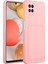 Samsung Galaxy A12-PINK Için Kart Yuvası ile Yumuşak Tpu Telefon Kılıfı Kapağı (Yurt Dışından) 1