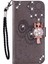 Samsung Galaxy S20 FE/S20 Fan EDITION/S20 Fe 5G/S20 Fan Edition 5G/S20 LITE/S20 Fe 2022 Rhinestone Dekorasyon Baskı Deri Deri Kabuk Cüzdan Stand Telefon Kapak Grey (Yurt Dışından) 2