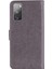 Samsung Galaxy S20 FE/S20 Fan EDITION/S20 Fe 5G/S20 Fan Edition 5G/S20 LITE/S20 Fe 2022 Rhinestone Dekorasyon Baskı Deri Deri Kabuk Cüzdan Stand Telefon Kapak Grey (Yurt Dışından) 4