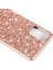 Samsung Galaxy NOTE20 4g/5g-Rose Gold Için Işıltılı Payetler Kaplama Tpu Çerçevesi+Pc Hibrit Kılıf (Yurt Dışından) 4