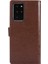 Kelebek Çiçek Baskı Tpu+Pu Deri Cüzdan Stand Kapağı Kılıfı Samsung Galaxy NOTE20 ULTRA/NOTE20 Ultra 5g-Brown (Yurt Dışından) 3
