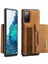 Samsung Galaxy S20 Fe 2022/S20 Fe 4G/S20 Fe 5G/S20 Lite-Brown Için Üç Katlı Cüzdan Kickstand Tasarımı ile Manyetik Çıkarılabilir Hibrit Kasa (Yurt Dışından) 1