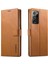 Samsung Galaxy NOTE20 Ultra/20 Ultra 5g-Brown Için Deri Cüzdan Standı Kapak Telefon Kılıfı (Yurt Dışından) 1
