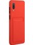 Samsung Galaxy M02/A02-RED Için Kart Sahibi ile Yumuşak Tpu Telefon Geri Kasa Kapağı (Yurt Dışından) 4