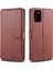 Samsung Galaxy NOTE20 ULTRA/NOTE20 Ultra 5g-Brown Için Cüzdan Deri Kasa Cep Telefonu Kapağı (Yurt Dışından) 1