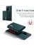 Kickstand Tasarım Pu Deri Kaplamalı Tpu+Pc Samsung Galaxy NOTE20 ULTRA/NOTE20 Ultra 5g-Green Için Çıkarılabilir Manyetik Cüzdanlı (Yurt Dışından) 5