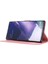 Kelebek Çiçek Baskı Tpu+Pu Deri Deri Stand Kapak Kılıfı Samsung Galaxy NOTE20 ULTRA/NOTE20 Ultra 5g-Rose Altın (Yurt Dışından) 4