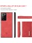 Samsung Galaxy NOTE20 ULTRA/NOTE20 Ultra 5g-Red Için Manyetik Üç Katlı Cüzdan Kickstand Deri Kılıf (Yurt Dışından) 3