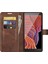 Samsung Galaxy Xcover 5/xcover 5s-Brown Için Cüzdan Tasarımı Deri Telefon Standı Kabuğu (Yurt Dışından) 2