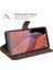 Samsung Galaxy Xcover 5/xcover 5s-Brown Için Cüzdan Tasarımı Deri Telefon Standı Kabuğu (Yurt Dışından) 3