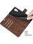 Samsung Galaxy Xcover 5/xcover 5s-Brown Için Cüzdan Tasarımı Deri Telefon Standı Kabuğu (Yurt Dışından) 5