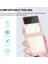 Samsung Galaxy Z Flip3 Için Fall Anti-Fall Şeffaf Tpu+Akrilik+Pc Hybrid Telefon Kılıf Kapağı 3 5g-Pınk (Yurt Dışından) 2