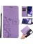 Kelebek Çiçek Baskı Tpu+Pu Deri Cüzdan Stand Kapak Kılıfı Samsung Galaxy NOTE20 ULTRA/NOTE20 Ultra 5g-I-Light Mor (Yurt Dışından) 1