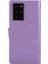 Kelebek Çiçek Baskı Tpu+Pu Deri Cüzdan Stand Kapak Kılıfı Samsung Galaxy NOTE20 ULTRA/NOTE20 Ultra 5g-I-Light Mor (Yurt Dışından) 3