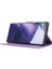 Kelebek Çiçek Baskı Tpu+Pu Deri Cüzdan Stand Kapak Kılıfı Samsung Galaxy NOTE20 ULTRA/NOTE20 Ultra 5g-I-Light Mor (Yurt Dışından) 4