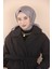HaremScarfs Gri Harem Scarf Almira Monogram Eşarp 1
