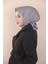 HaremScarfs Gri Harem Scarf Almira Monogram Eşarp 2