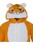 Welsoft Erkek Bebek Hardal Sarı Kaplan Şapkalı Peluş Uyku Tulumu 2