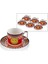 Sunshine 6 Lı Kahve Fincan Takımı 13X5 cm 1BSF-1931SS 1