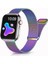 Apple Watch Uyumlu 42MM 44MM 45MM 49MM 1/2/3/4/5/6/se/7/8/9 Ultra 2 Kordon Çelik Hasır Kordon 1